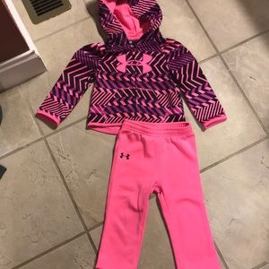 Under armor 18 month girls outfit